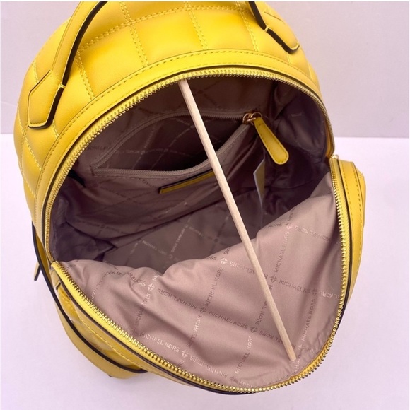 Michael Kors Yellow Quilted Backpack main image 5